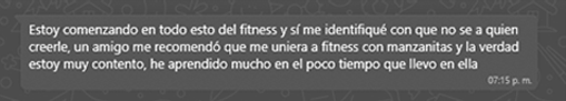 Testimonio de la comunidad
